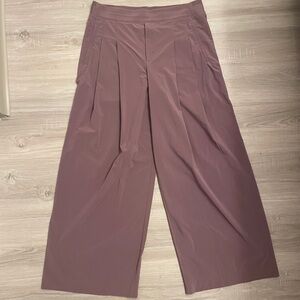 Athleta Wide Leg Pants in Mauve